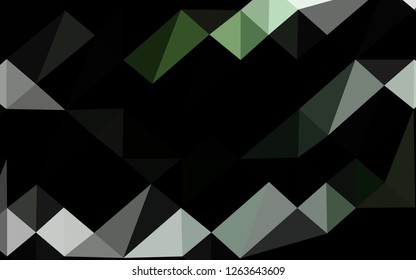 Light Green vector abstract mosaic pattern. Colorful illustration in abstract style with gradient. Elegant pattern for a brand book.