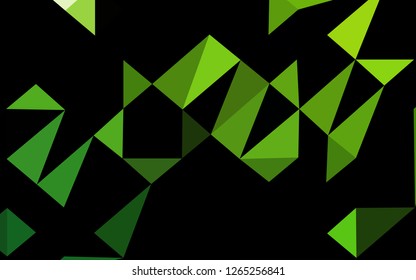Light Green vector abstract mosaic backdrop. A completely new color illustration in a vague style. Template for your brand book.