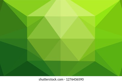 Light Green vector abstract mosaic background. An elegant bright illustration with gradient. A completely new template for your business design.