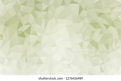 Light Green vector abstract mosaic background. Polygonal abstract illustration with gradient. A new texture for your web site.