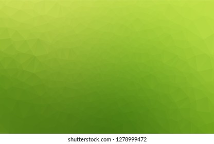 Light Green vector abstract mosaic background. A vague abstract illustration with gradient. A new texture for your design.