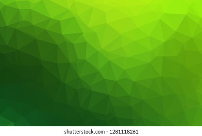 Light Green vector abstract mosaic pattern. Colorful illustration in abstract style with gradient. Elegant pattern for a brand book.