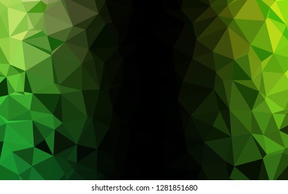Light Green vector abstract mosaic background. Brand new colorful illustration in with gradient. Brand new design for your business.