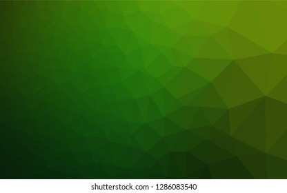 Light Green vector abstract mosaic background. A completely new color illustration in a vague style. A new texture for your design.