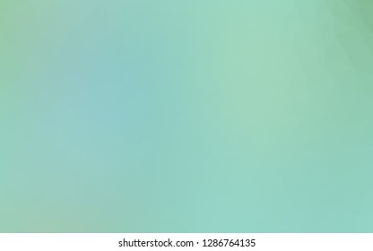 Light Green vector abstract mosaic pattern. Triangular geometric sample with gradient.  Template for a cell phone background.