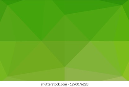 Light Green vector abstract mosaic pattern. Brand new colored illustration in blurry style with gradient. The completely new template can be used for your brand book.