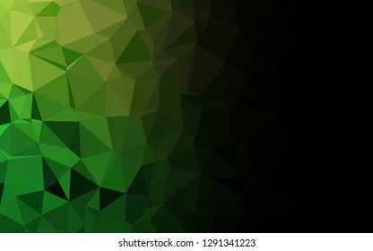Light Green vector abstract mosaic backdrop. Colorful abstract illustration with gradient. Brand new design for your business.