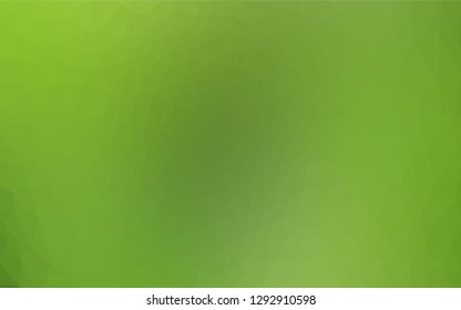 Light Green vector abstract mosaic pattern. A completely new color illustration in a vague style. The completely new template can be used for your brand book.