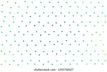 Light Green vector  abstract mosaic pattern. Colorful illustration in polygonal style with gradient. Brand new style for your business design.
