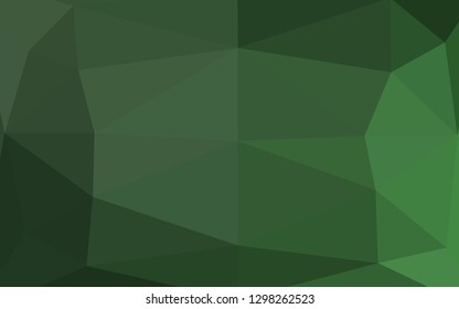 Light Green vector abstract mosaic pattern. A vague abstract illustration with gradient. Completely new template for your business design.