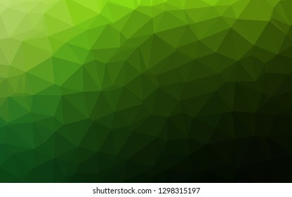 Light Green vector abstract mosaic pattern. Colorful illustration in abstract style with gradient. Elegant pattern for a brand book.