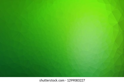 Light Green vector abstract mosaic pattern. Brand new colorful illustration in with gradient. Completely new design for your business.
