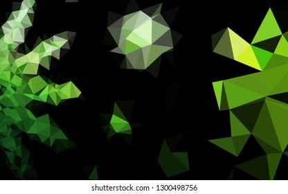 Light Green vector abstract mosaic background. Shining colored illustration in a Brand new style. Brand new design for your business.