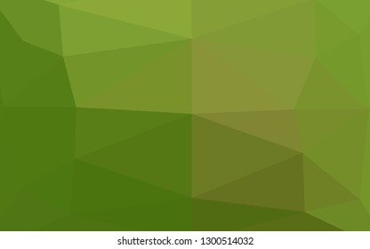 Light Green vector abstract mosaic background. Creative illustration in halftone style with gradient. Completely new template for your business design.