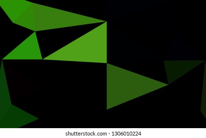 Light Green vector abstract mosaic backdrop. A completely new color illustration in a vague style. New texture for your design.