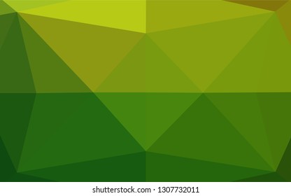 Light Green vector abstract mosaic pattern. Colorful illustration in abstract style with gradient. A completely new template for your business design.
