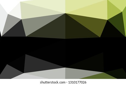 Light Green vector abstract mosaic pattern. A completely new color illustration in a vague style. Textured pattern for background.