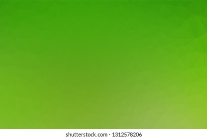Light Green vector abstract mosaic backdrop. An elegant bright illustration with gradient. A completely new design for your business.