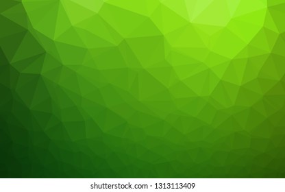 Light Green vector abstract mosaic pattern. Brand new colorful illustration in with gradient. New texture for your design.