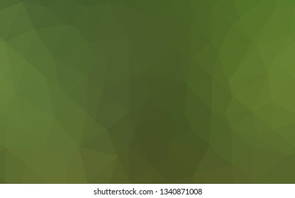 Light Green vector abstract mosaic pattern. A vague abstract illustration with gradient. Completely new template for your business design.