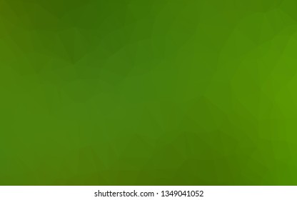 Light Green vector abstract mosaic background. Creative illustration in halftone style with gradient. Completely new design for your business.