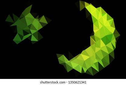 Light Green vector abstract mosaic pattern. An elegant bright illustration with gradient. New texture for your design.