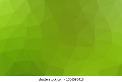 Light Green vector abstract mosaic background. Colorful abstract illustration with gradient. Template for a cell phone background.