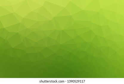 Light Green vector abstract mosaic backdrop. Modern geometrical abstract illustration with gradient. Completely new design for your business.
