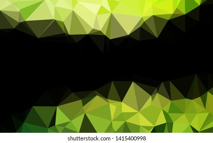 Light Green vector abstract mosaic backdrop. A sample with polygonal shapes. Brand new design for your business.
