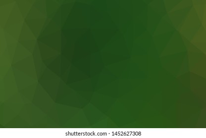 Light Green vector abstract mosaic background. Glitter abstract illustration with an elegant design. Textured pattern for background.
