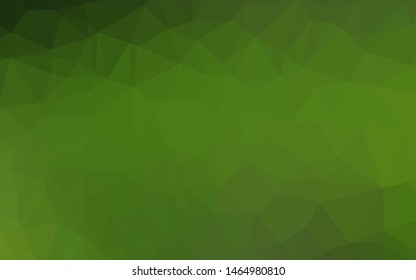 Light Green vector abstract mosaic backdrop. Shining colored illustration in a Brand new style. Completely new template for your business design.