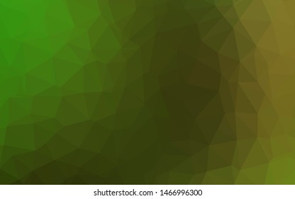 Light Green vector abstract mosaic pattern. An elegant bright illustration with gradient. Brand new style for your business design.