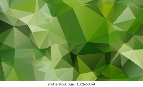 Light Green vector abstract mosaic background. Colorful illustration in Origami style with gradient. Template for a cell phone background