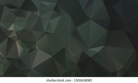Light Green vector abstract mosaic background. Colorful illustration in Origami style with gradient. Template for a cell phone background