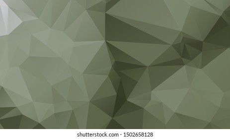 Light Green vector abstract mosaic background. Colorful illustration in Origami style with gradient. Template for a cell phone background