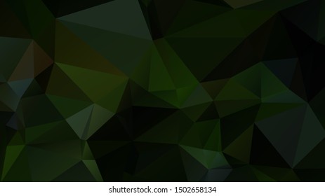 Light Green vector abstract mosaic background. Colorful illustration in Origami style with gradient. Template for a cell phone background