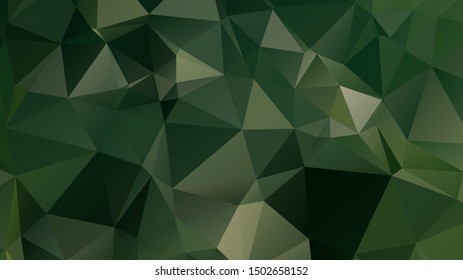 Light Green vector abstract mosaic background. Colorful illustration in Origami style with gradient. Template for a cell phone background