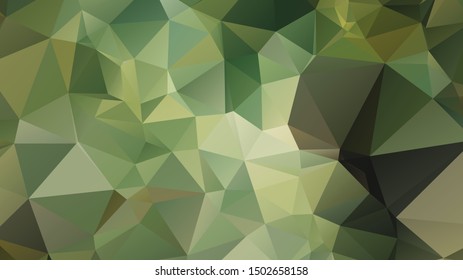 Light Green vector abstract mosaic background. Colorful illustration in Origami style with gradient. Template for a cell phone background