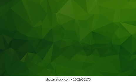 Light Green vector abstract mosaic background. Colorful illustration in Origami style with gradient. Template for a cell phone background