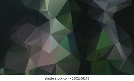 Light Green vector abstract mosaic background. Colorful illustration in Origami style with gradient. Template for a cell phone background