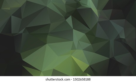 Light Green vector abstract mosaic background. Colorful illustration in Origami style with gradient. Template for a cell phone background