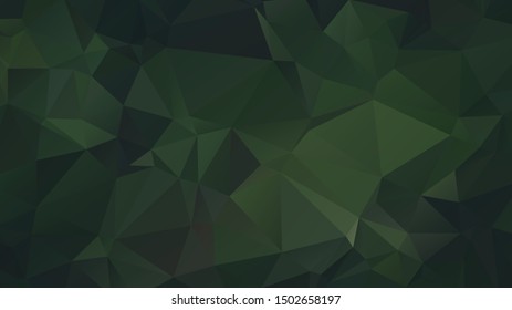 Light Green vector abstract mosaic background. Colorful illustration in Origami style with gradient. Template for a cell phone background