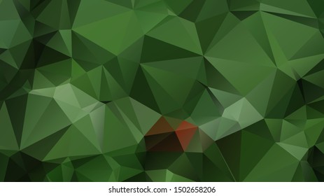 Light Green vector abstract mosaic background. Colorful illustration in Origami style with gradient. Template for a cell phone background