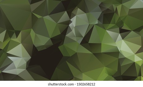 Light Green vector abstract mosaic background. Colorful illustration in Origami style with gradient. Template for a cell phone background