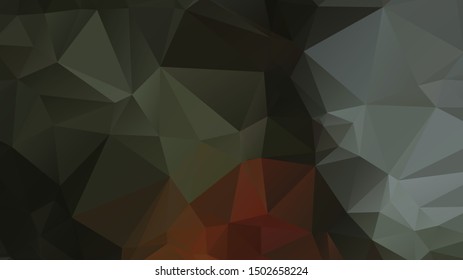 Light Green vector abstract mosaic background. Colorful illustration in Origami style with gradient. Template for a cell phone background