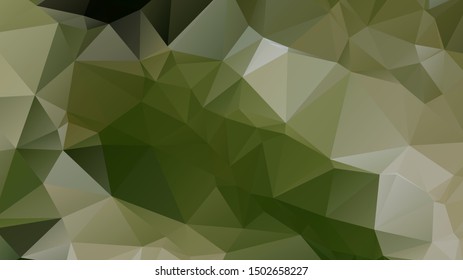 Light Green vector abstract mosaic background. Colorful illustration in Origami style with gradient. Template for a cell phone background
