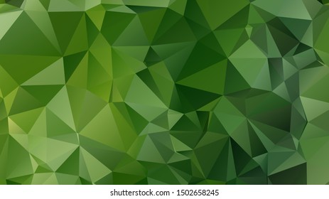 Light Green vector abstract mosaic background. Colorful illustration in Origami style with gradient. Template for a cell phone background