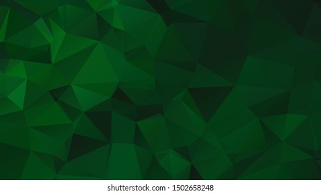 Light Green vector abstract mosaic background. Colorful illustration in Origami style with gradient. Template for a cell phone background