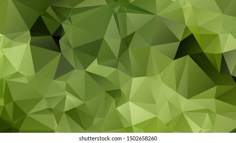 Light Green vector abstract mosaic background. Colorful illustration in Origami style with gradient. Template for a cell phone background