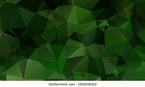 Light Green vector abstract mosaic background. Colorful illustration in Origami style with gradient. Template for a cell phone background